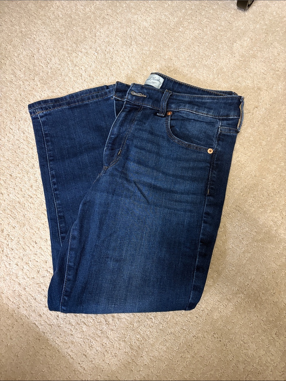 Universal Thread womens Straight Leg Dark Blue Jeans